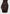 Neoprene & Satin Wrap Bodycon Dress - Brown