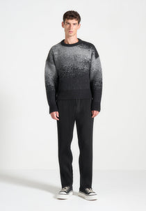 Yani - Ombre Wool Crewneck Sweater - Grey