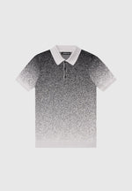 ombre-knit-polo-top-grey-black