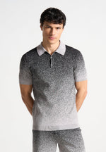 ombre-knit-polo-top-grey-black