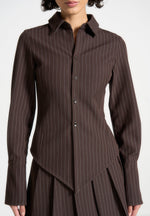 pinstripe-angled-shirt-brown