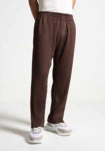 Jonas - Pleated Trousers - Brown
