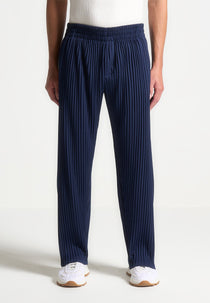 Jonas - Pleated Trousers - Navy