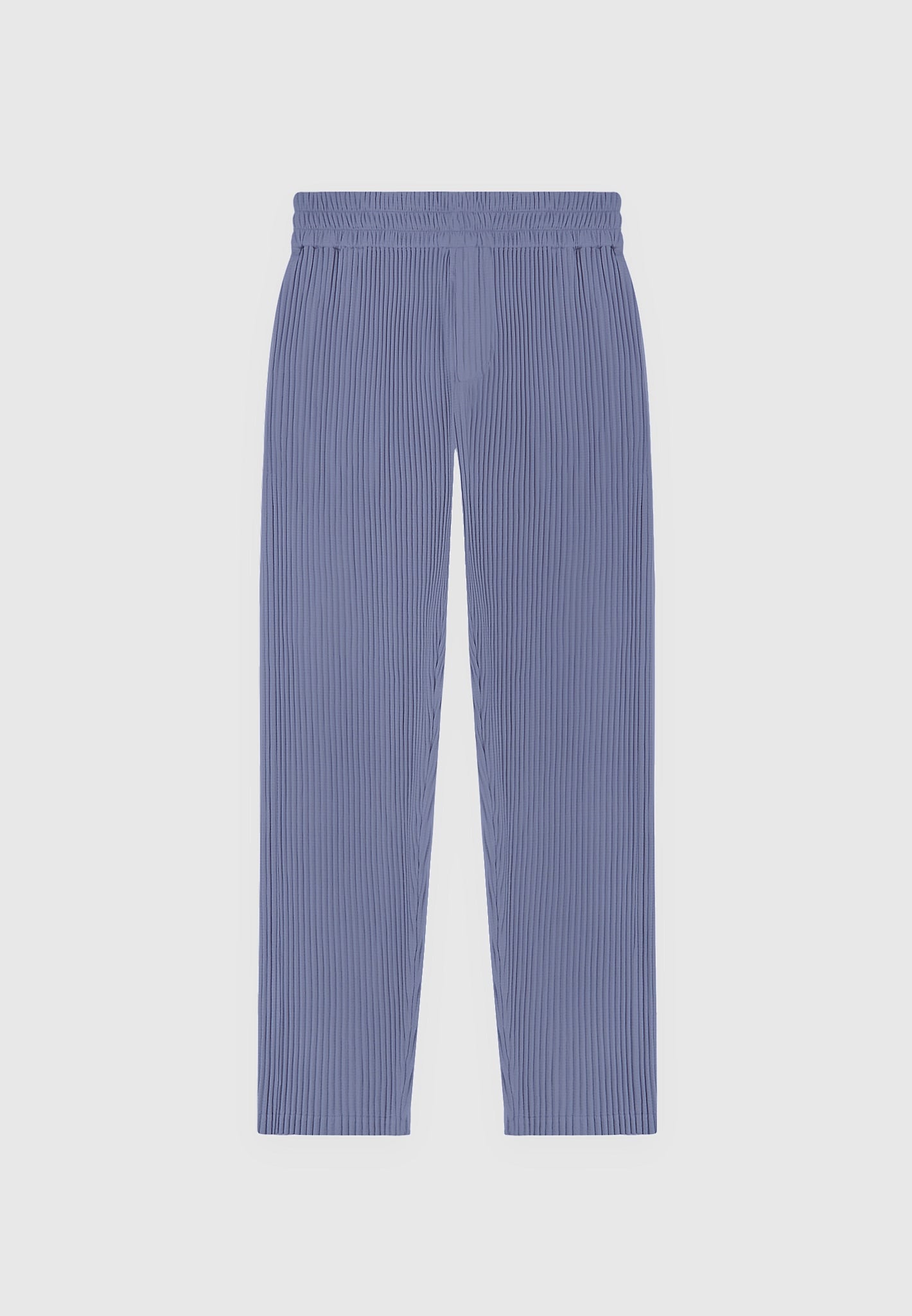 Pleated Trousers - Steel Blue