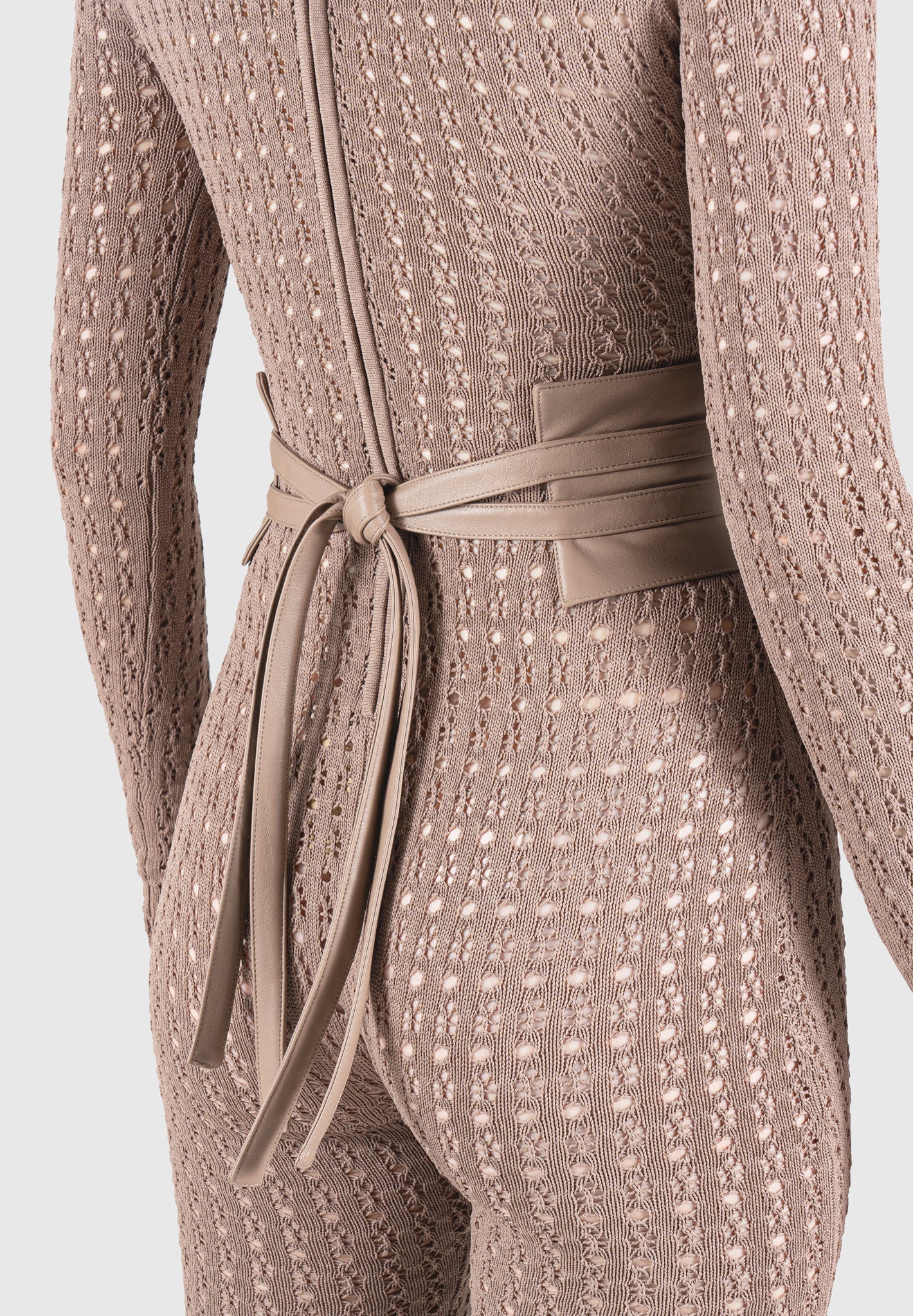 pointelle-knit-long-sleeve-jumpsuit-with-belt-taupe