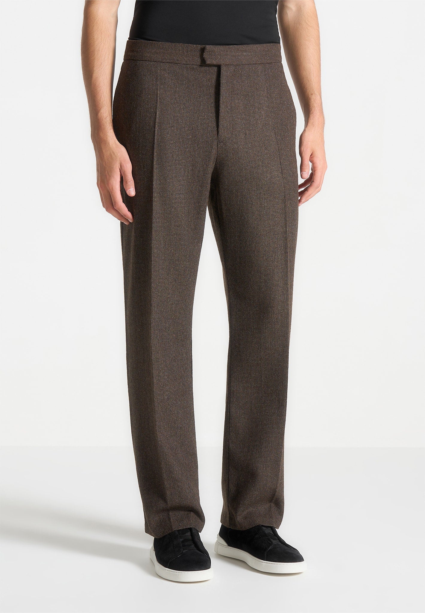 regular-fit-houndstooth-wool-blend-trousers-brown