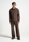 pierre-relaxed-fit-melange-pleated-tailored-trousers-brown