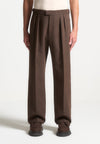 pierre-relaxed-fit-melange-pleated-tailored-trousers-brown