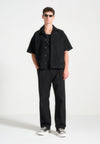 arnault-relaxed-fit-pleated-gabardine-jeans-black