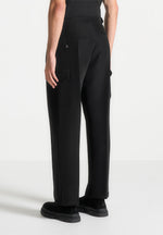 Maurice - Relaxed Fit Twill Pocket Pants - Black