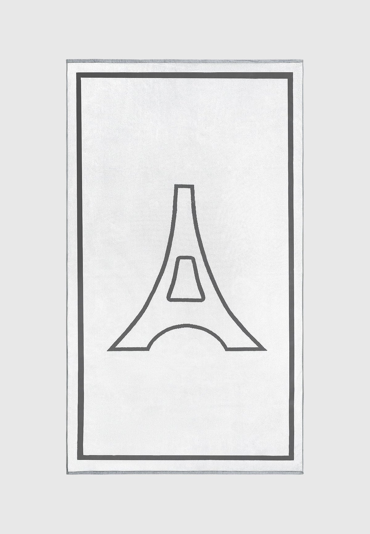 Manière De Voir Reversible Eiffel Towel - Grey/White