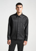 elliot-satin-tailored-shirt-with-triangle-pocket-black