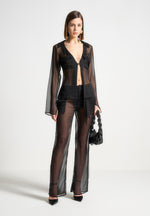 sheer-belted-trousers-black