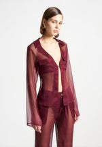 sheer-shirt-with-clasp-wine-red