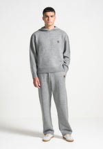 Signature Mohair-Blend Hoodie - Grey