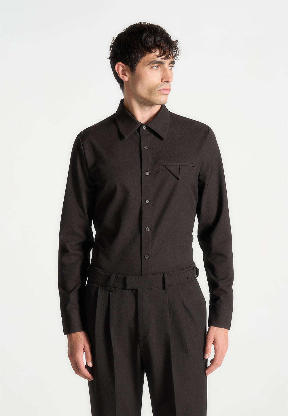 slim-fit-tailored-stretch-shirt-brown