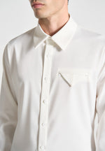 Tom - Slim Fit Tailored Stretch Dress Shirt - White