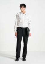 Tom - Slim Fit Tailored Stretch Dress Shirt - White