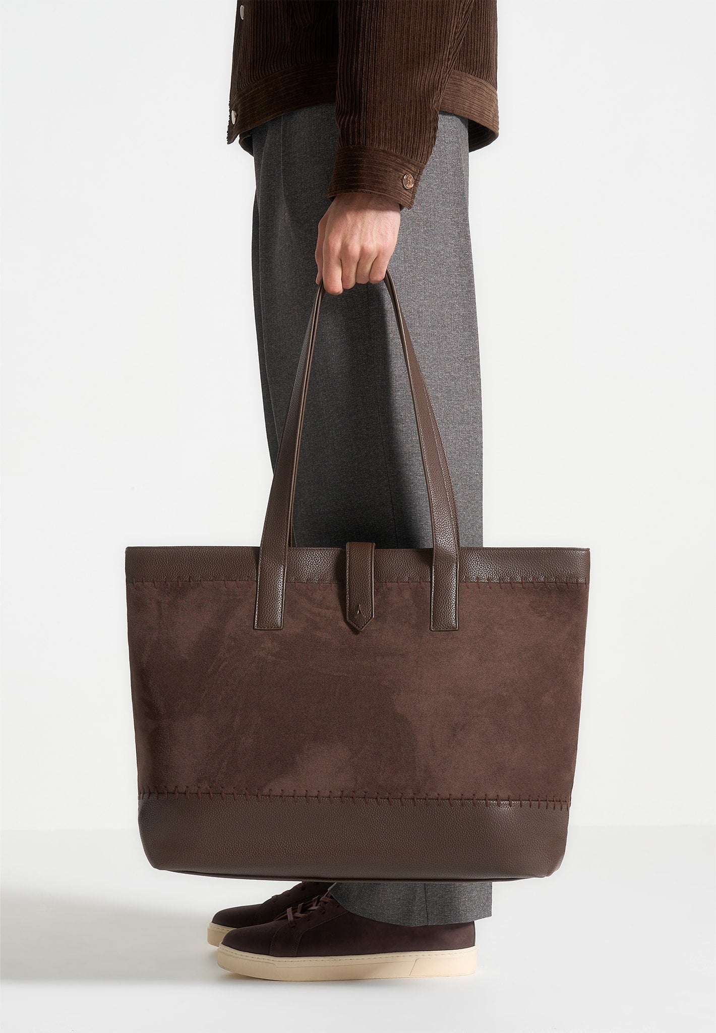 nicolas-suede-and-pebbled-leather-whipstitch-tote-bag-brown