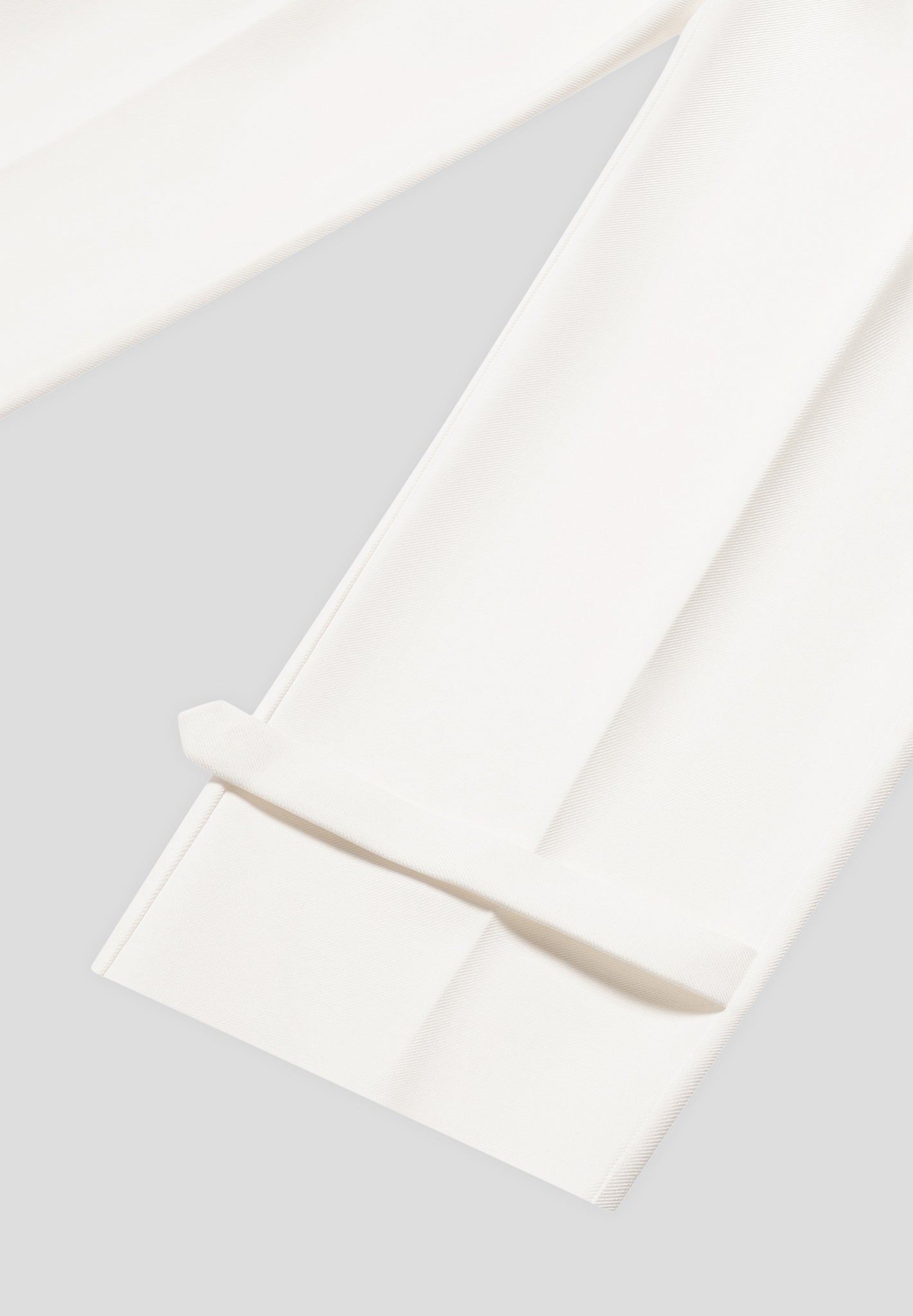 Danielle - Tailored Pleated Cargo Trousers - Off White