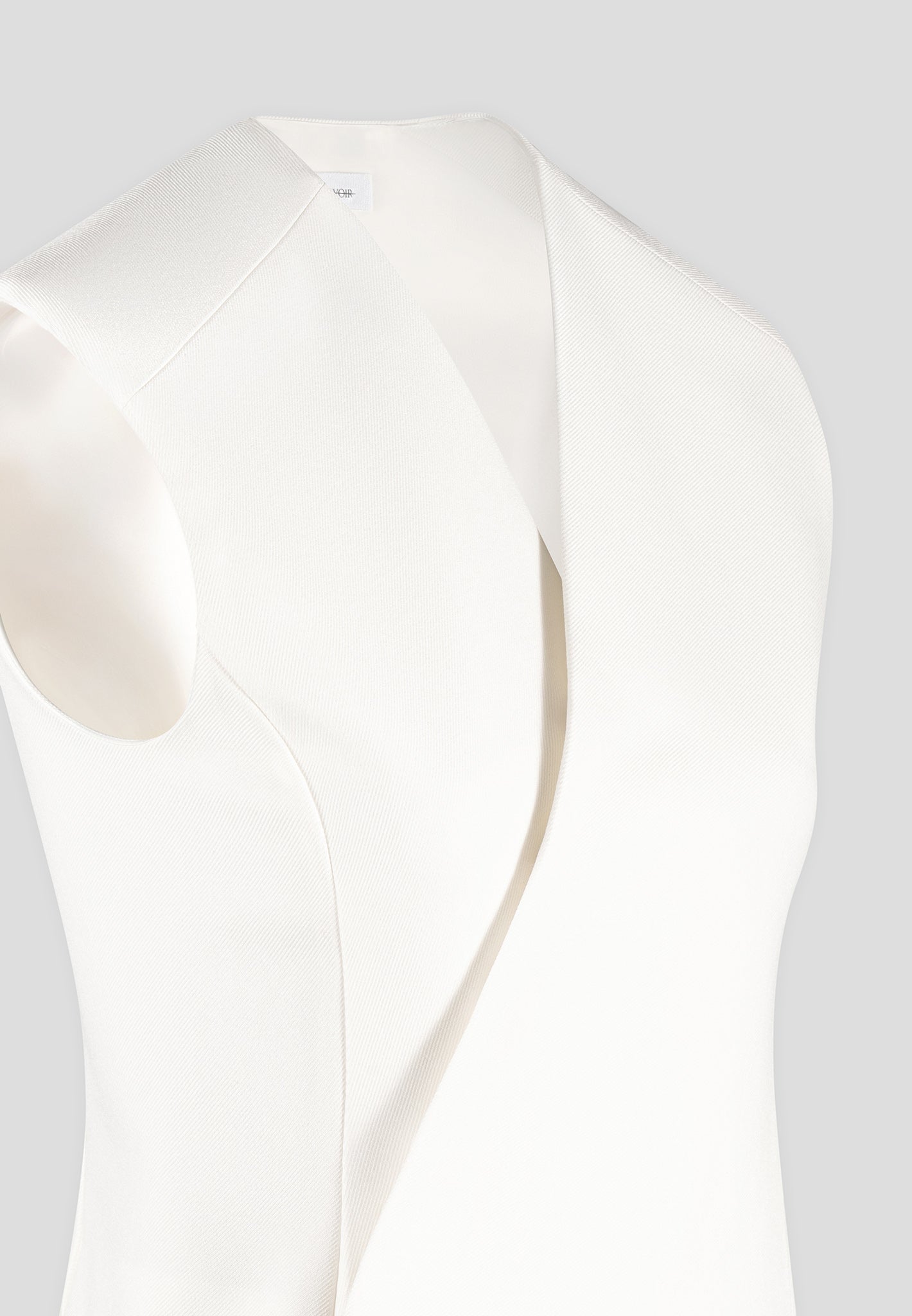 Laurence - Tailored Wrap Waistcoat - Cream