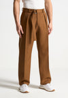 relaxed-fit-textured-belted-tailored-trousers-fawn