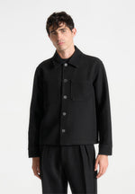 benoit-twill-pocket-cropped-shirt-black