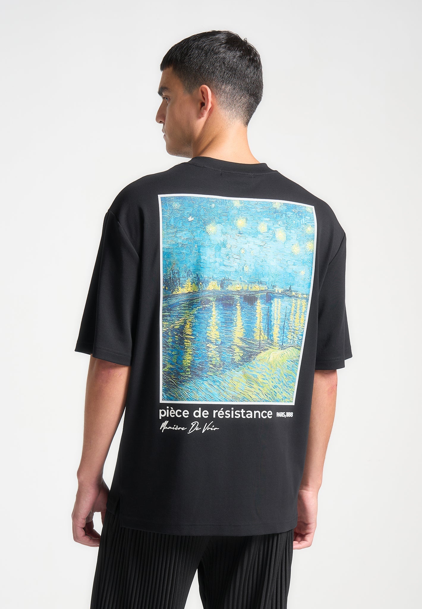 Piece De Resistance - Van Gogh T-Shirt - Black 
