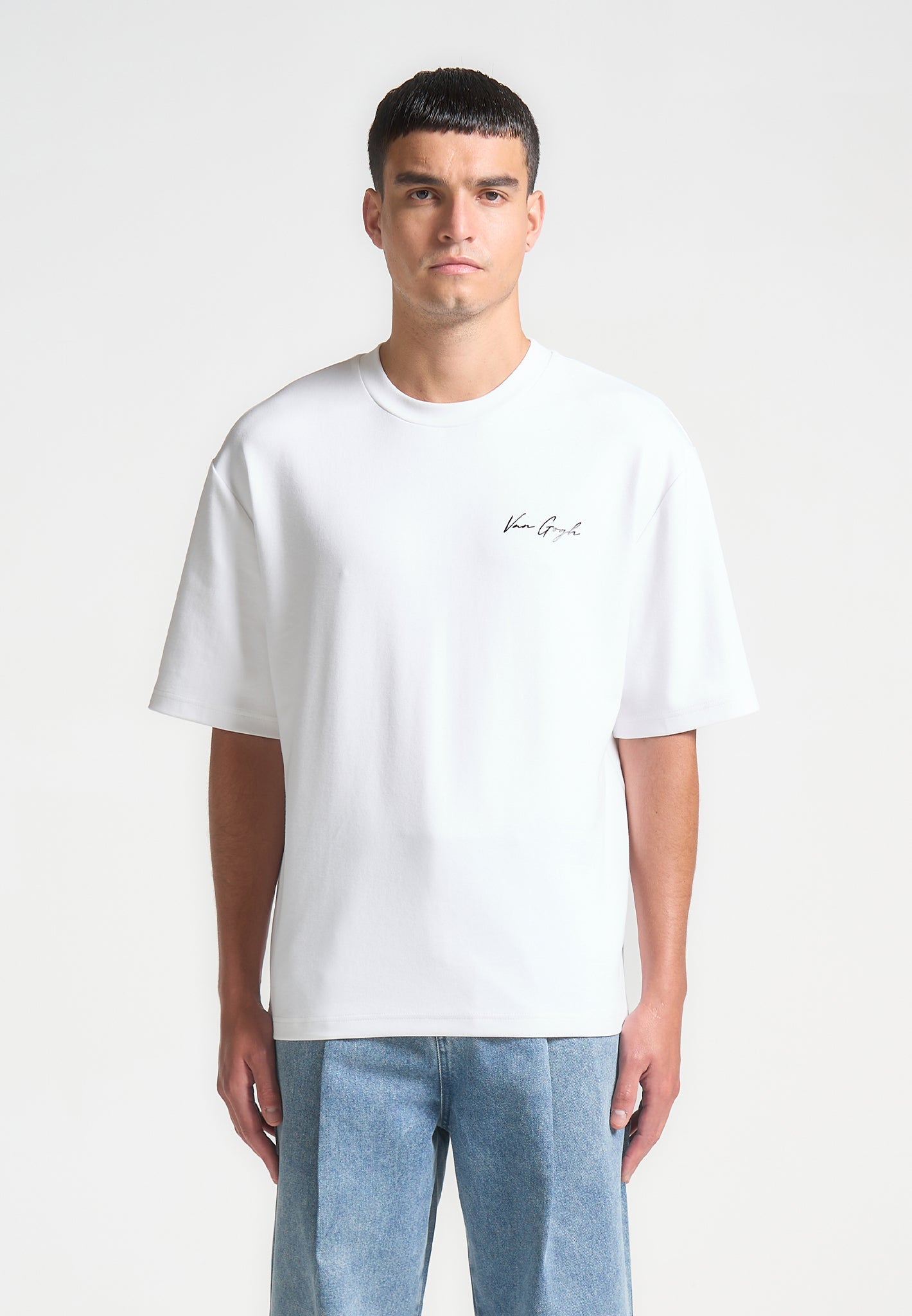 Piece De Resistance - Van Gogh Cotton T-Shirt - White