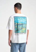 Piece De Resistance - Van Gogh Cotton T-Shirt - White