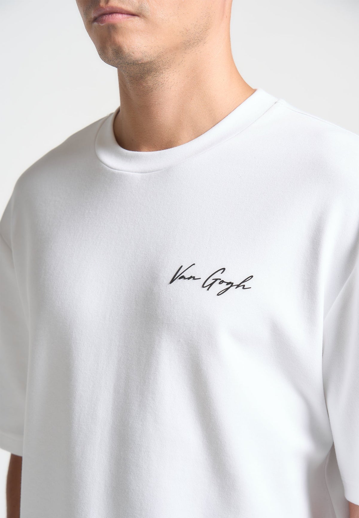 Piece De Resistance - Van Gogh Cotton T-Shirt - White