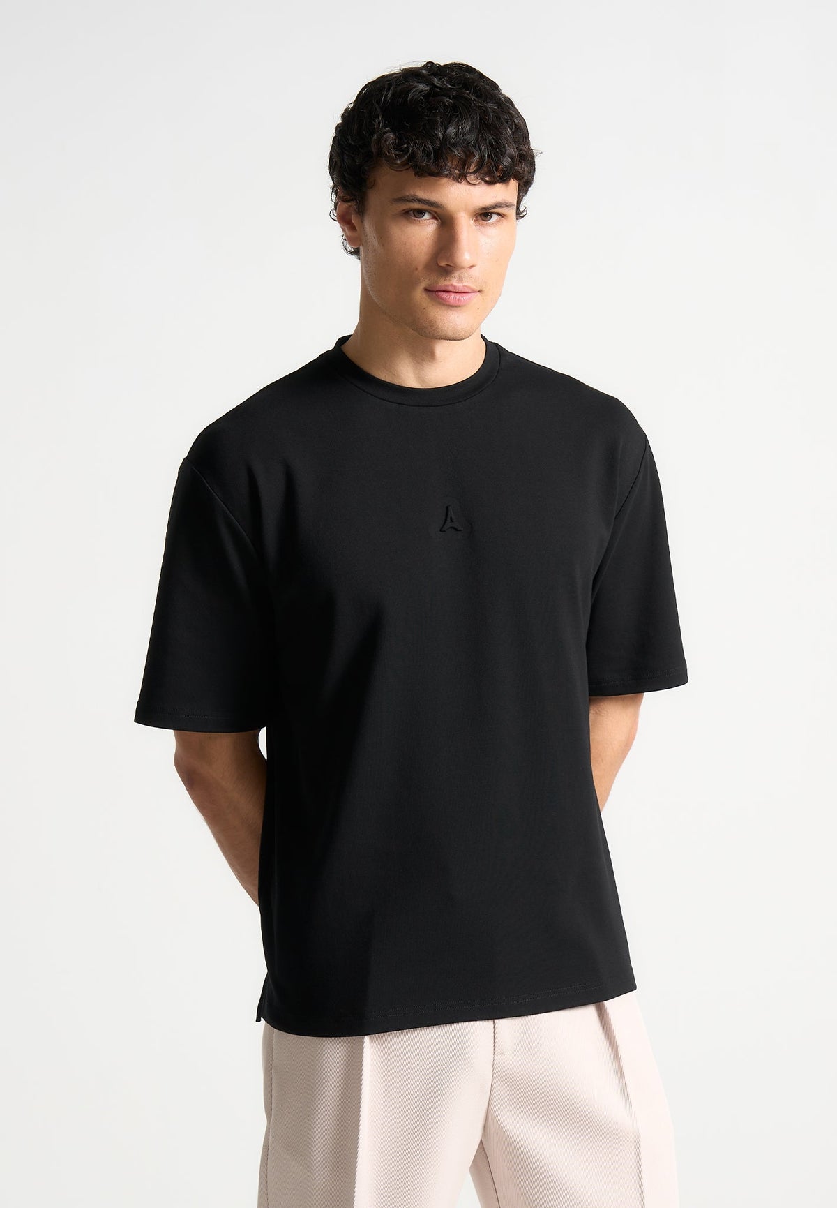 Self Portrait - Van Gogh Cotton T-Shirt - Black