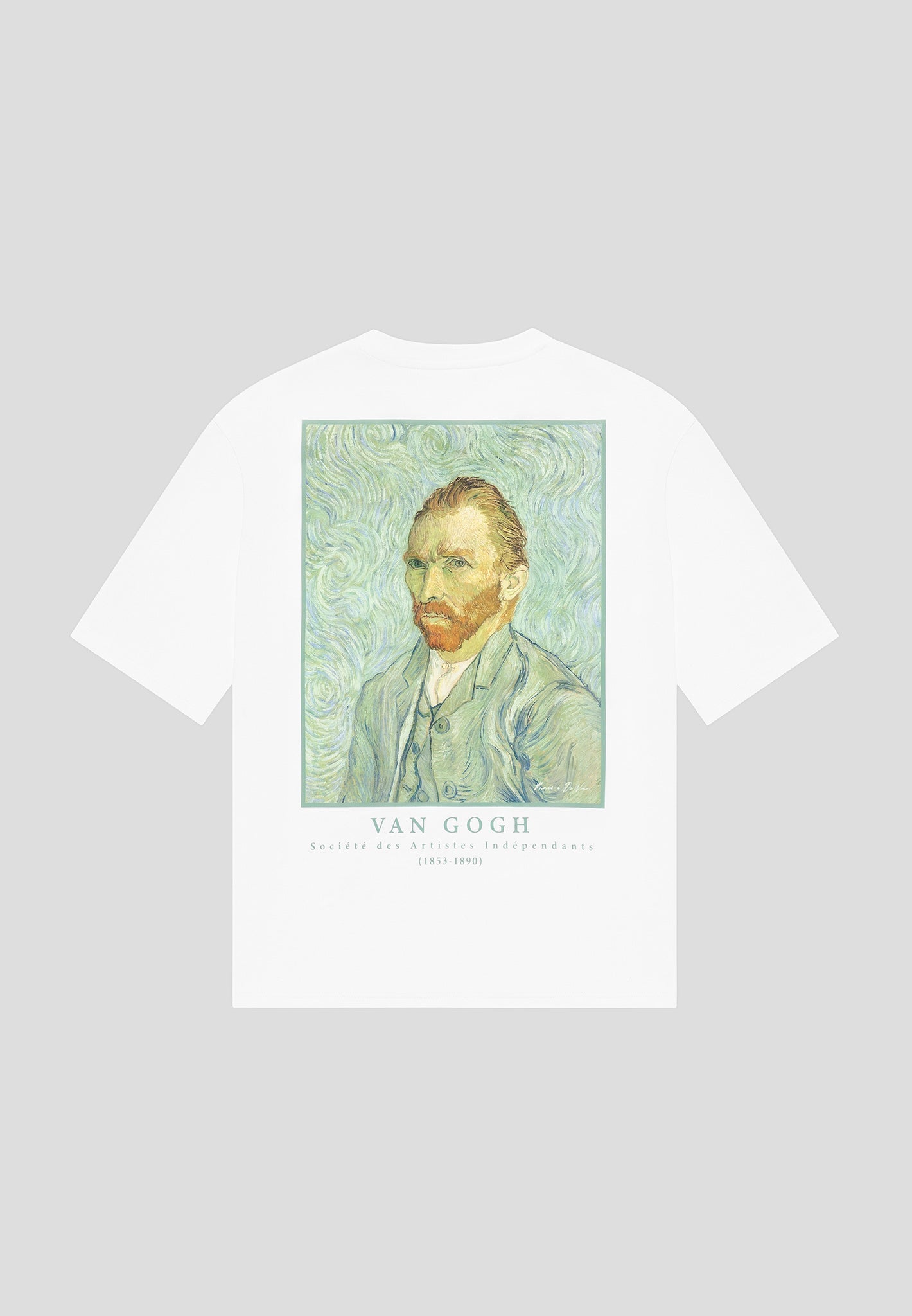 Self Portrait - Van Gogh Cotton T-Shirt - White