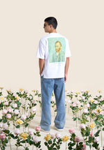 Self Portrait - Van Gogh Cotton T-Shirt - White