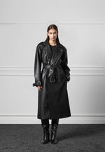 vegan-leather-biker-trench-coat-black