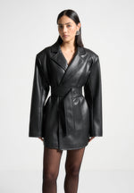 leather-oversized-belted-blazer-dress-black