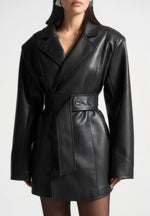 leather-oversized-belted-blazer-dress-black