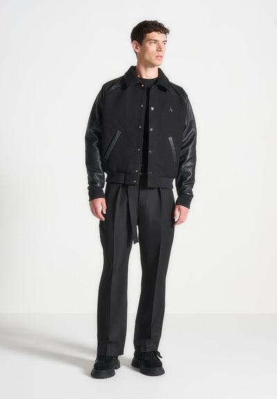 olivier-leather-raglan-varsity-jacket-black