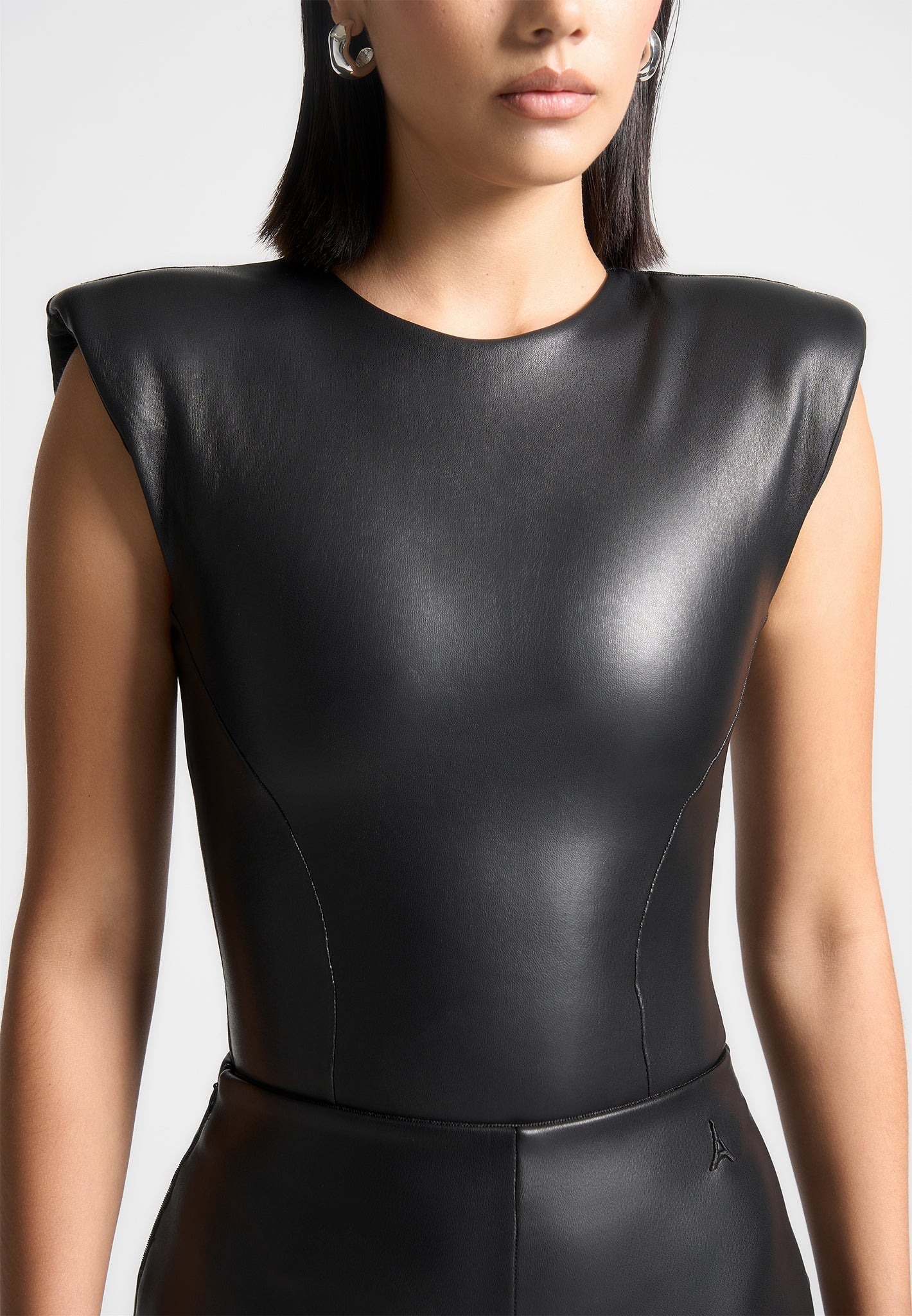 wide-shoulder-leather-bodysuit-black