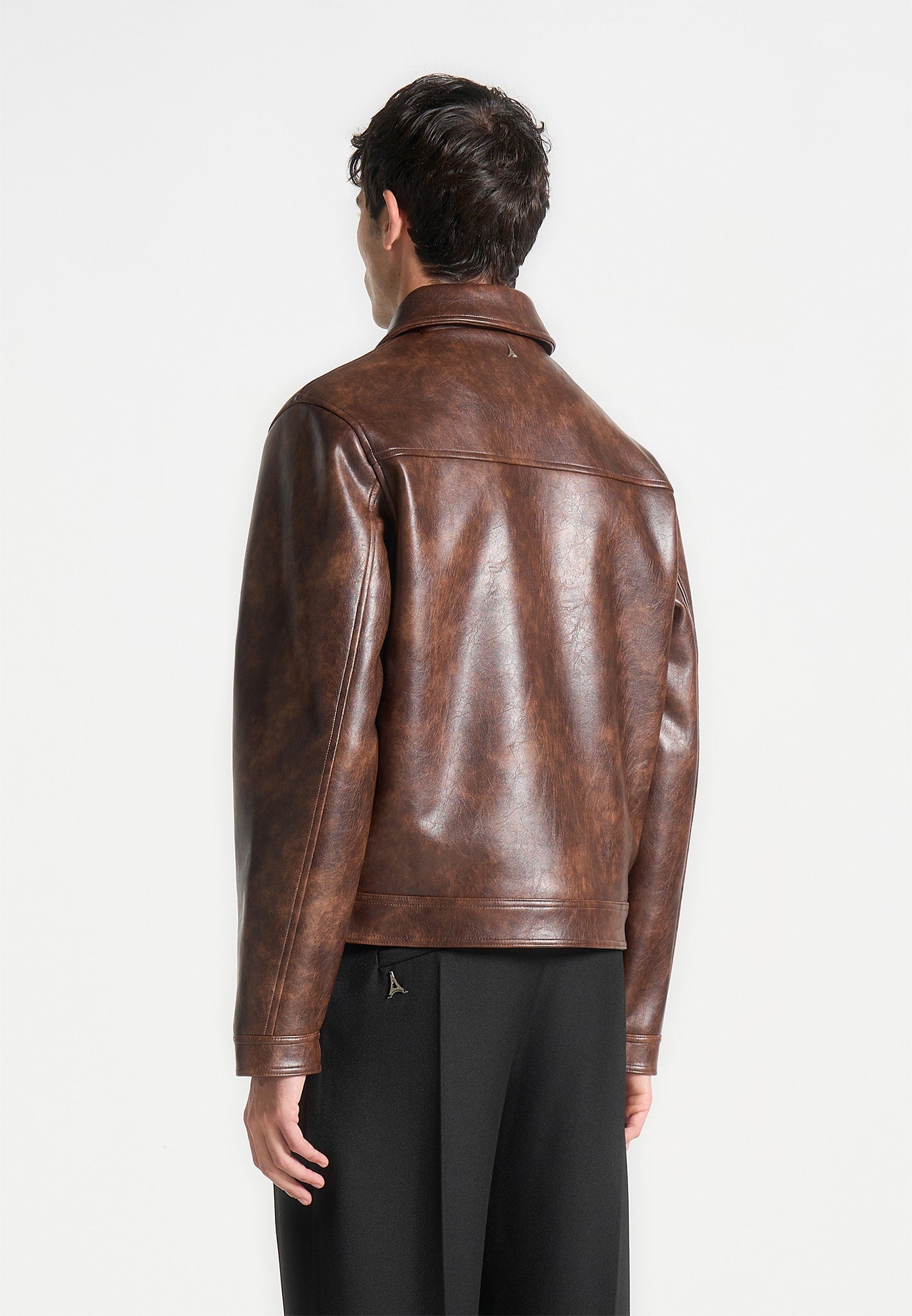 Laurent - Vintage Leather Jacket - Brown