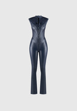 annette-wax-coated-denim-jumpsuit-indigo